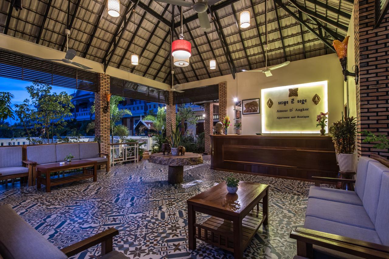 Amour D'Angkor Hotel Siem Reap Bagian luar foto